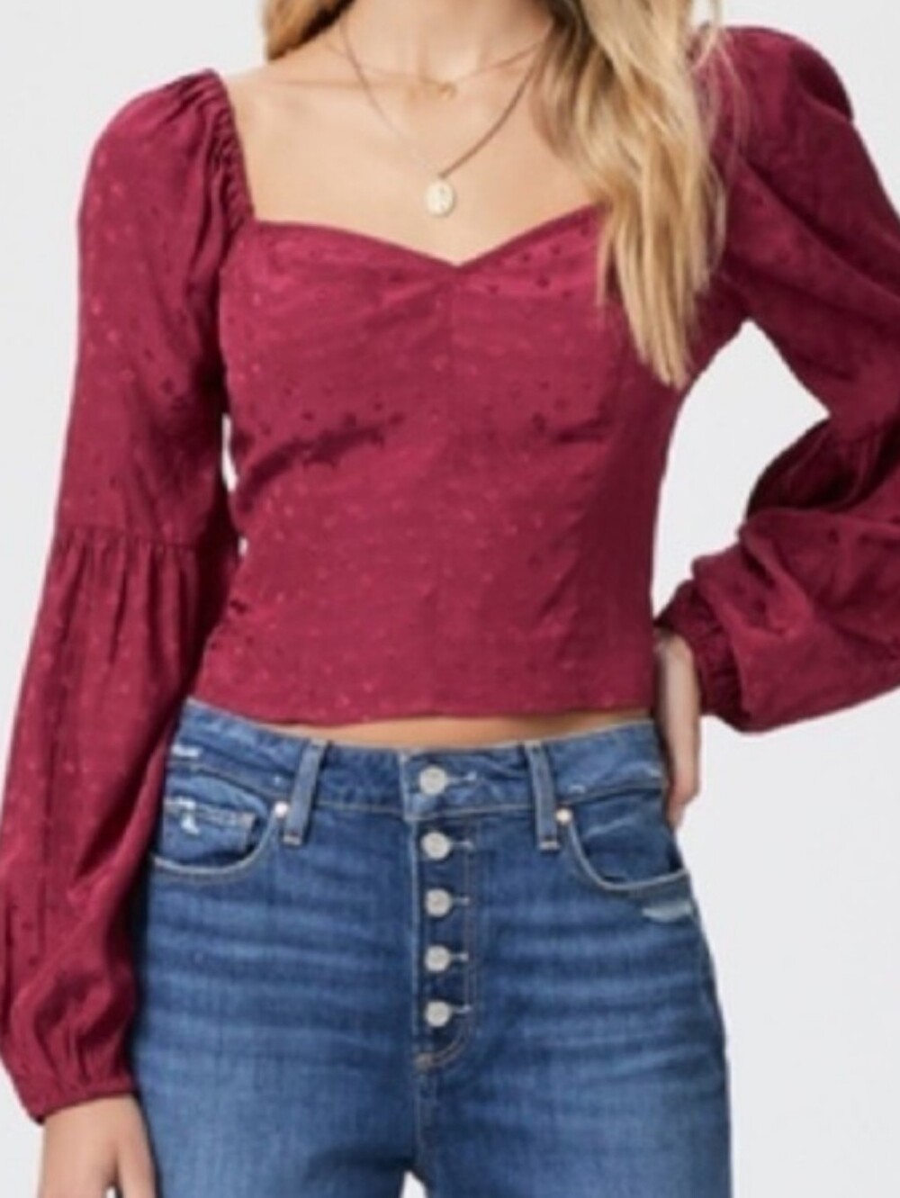 Paige Sydnee Sweetheart Neckline Top Size XS